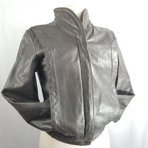 [SOLD]  WILSON Vintage Gray  Leather Jacket  Sz 6